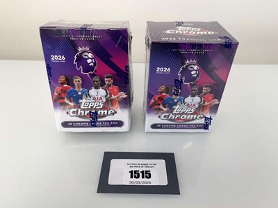 Lot 1515 - 2x 2026 Topps Chrome Premier League Value Box...