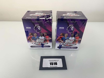 Lot 1516 - 2x 2026 Topps Chrome Premier League Value Box...