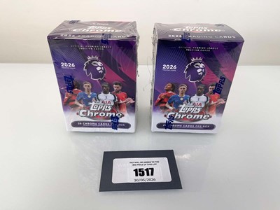 Lot 1517 - 2x 2026 Topps Chrome Premier League Value Box...