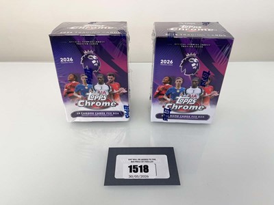 Lot 1518 - 2x 2026 Topps Chrome Premier League Value Box...