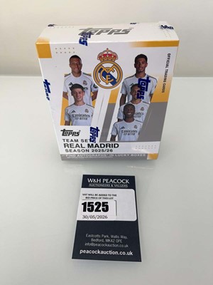Lot 1525 - Topps Real Madrid 2025/26 Team Set Box