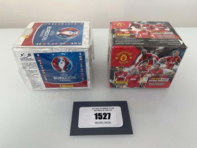 Lot 1527 - (2) Panini UEFA Euro 2016 Sticker Box and...