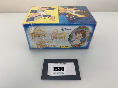 Lot 1530 - Panini Disney Beauty and the Beast sticker box