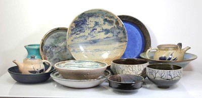 Lot 83 - A group of Brian Dewbury studio pottery in...