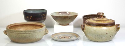 Lot 84 - A group of Brian Dewbury studio pottery vases,...