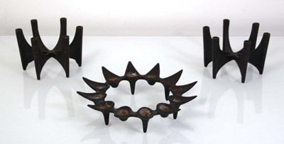 Lot 85 - A Dansk 'Starcluster' taper candle holder...