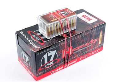 Lot 2639 - (S1) 550 x .17 Hmr. Hornady 17gr V-Max rifle...