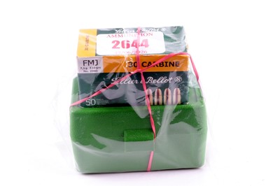 Lot 2644 - (S1) 87 x .30 Carbine 110gr cartridges in S&B...