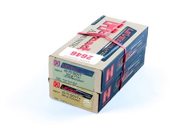Lot 2646 - (S1) 34 x .45-70 Govt. Hornady Leverevolution...