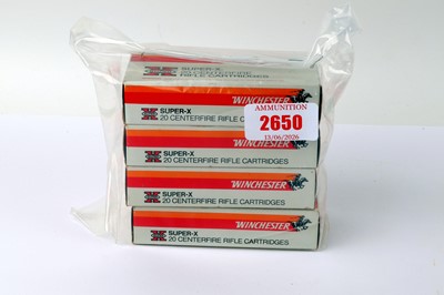 Lot 2650 - (S1) 80 x .356 Winchester 200gr Power-point (S....