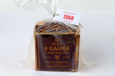 Lot 2068 - (S2) 25 x 8 bore BB shot 3¼ ins paper cased...
