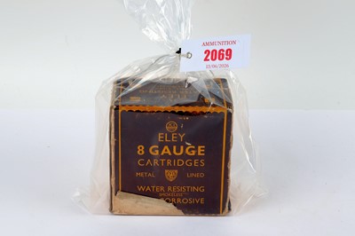 Lot 2069 - (S2) 25 x 8 bore SSG shot 3¼ ins paper cased...