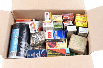 Lot 2667 - (S1) 1435 x .22lr assorted cartridges inc....
