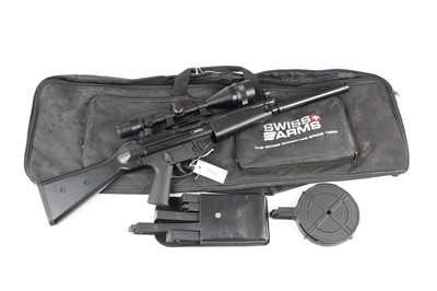 Lot 1751 - (S1) .22 GSG-5 Semi-Automatic Tactical Rifle,...