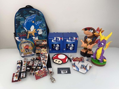 Lot 1150 - Qty of gaming accessories and merchandise