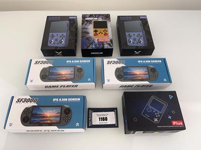Lot 1160 - 7x various handheld game consoles