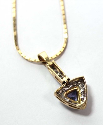 Lot 637 - A 14ct yellow gold flatlink necklace...