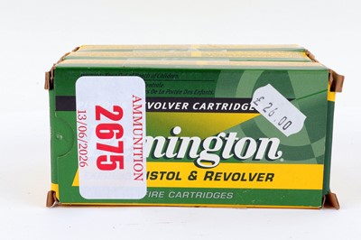 Lot 2675 - (S1) 150 x .32 S&W Remington pistol & revolver...