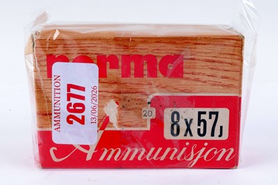 Lot 2677 - (S1) 40 x 8x57mm rifle cartridges