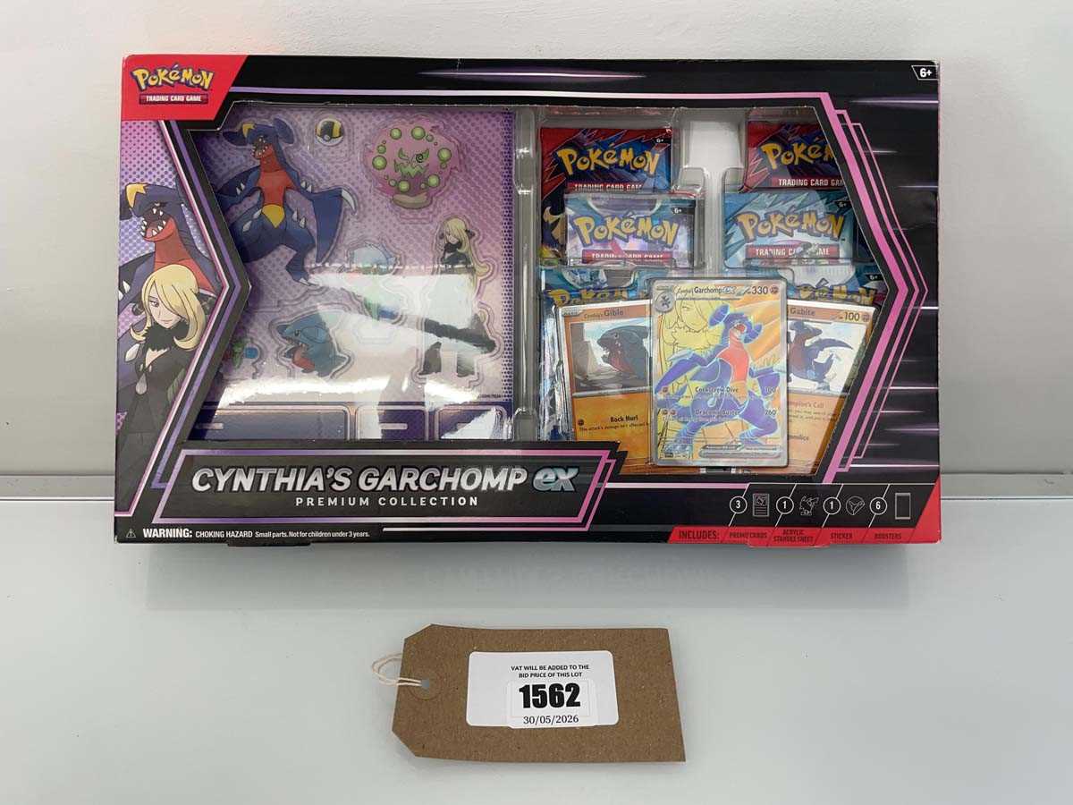 Lot 1562 - Pokémon TCG: Cynthia's Garchomp EX Premium...