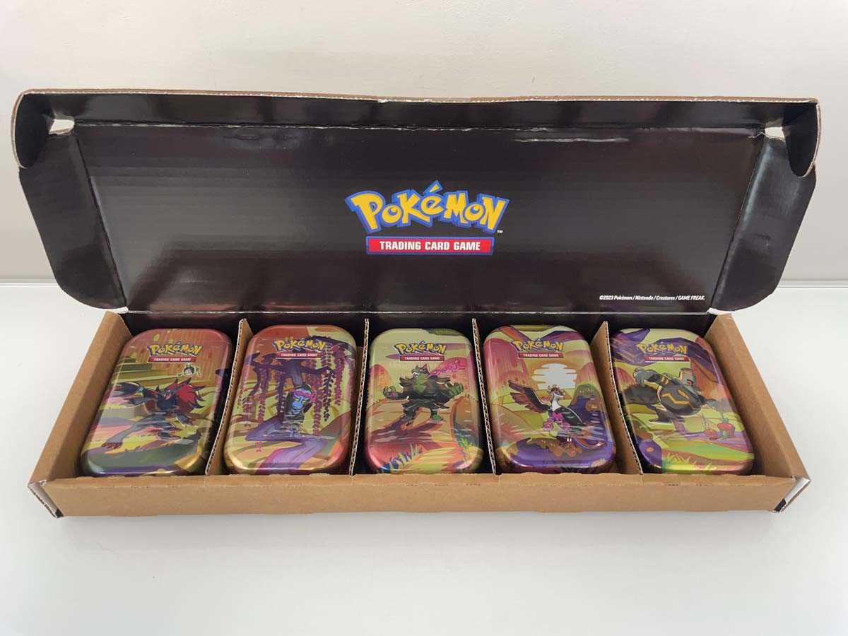 Lot 1570 - Box containing 5 Pokémon TCG: Scarlet & Violet...