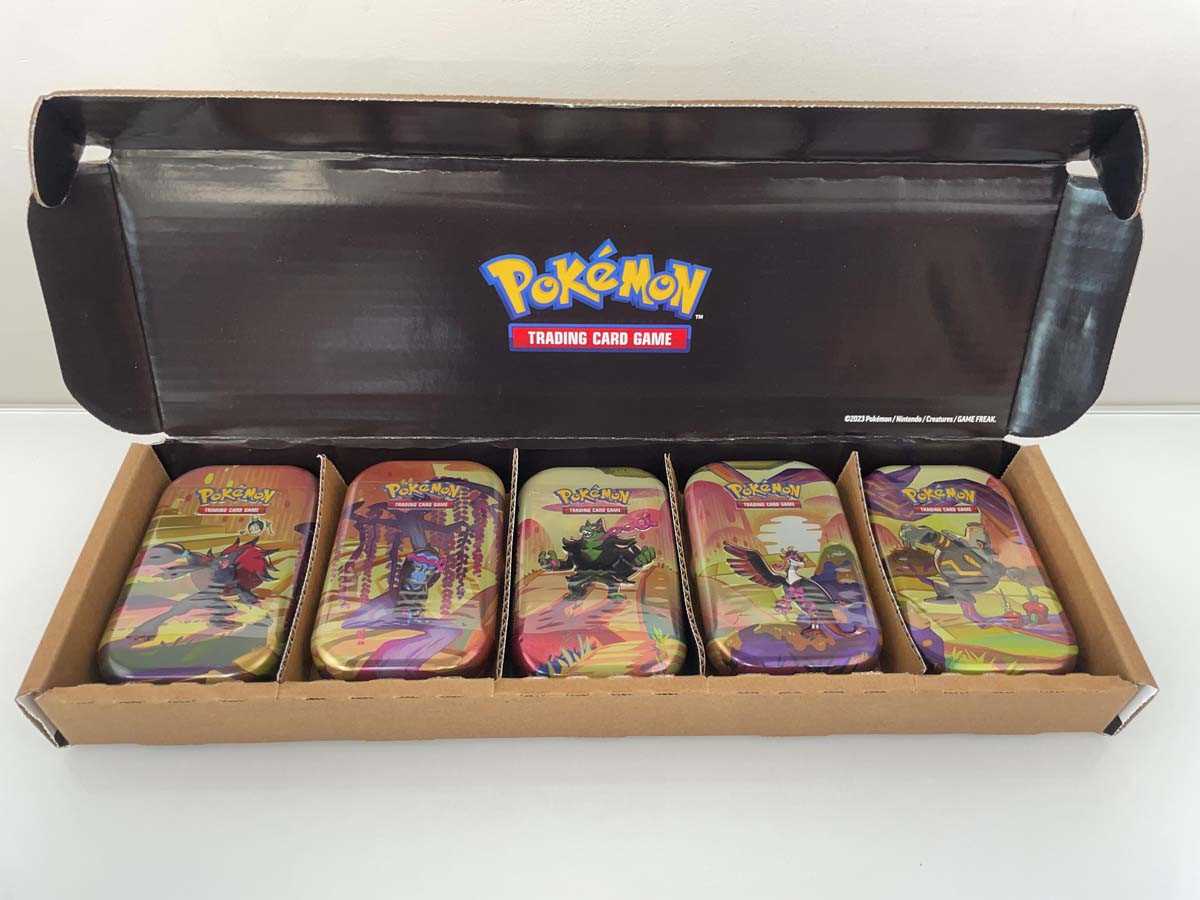 Lot 1572 - Box containing 5 Pokémon TCG: Scarlet & Violet...