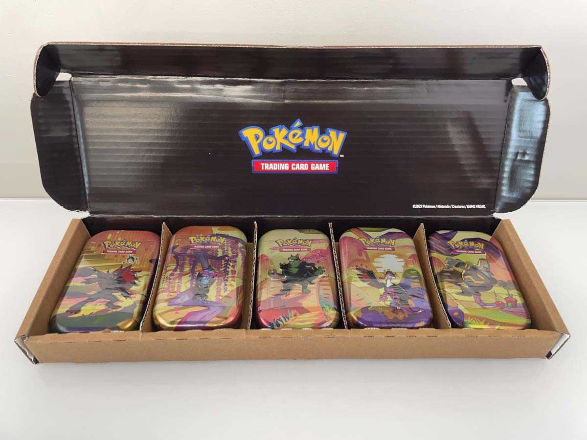 Lot 1573 - Box containing 5 Pokémon TCG: Scarlet & Violet...