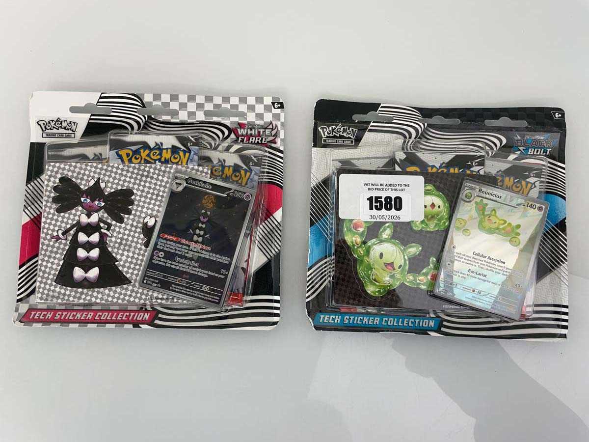 Lot 1580 - 2 Pokémon TCG: Scarlet & Violet - Black...