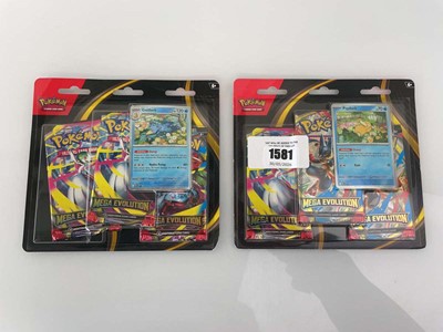 Lot 1581 - 2 Pokémon TCG: Mega Evolution Blister Packs...