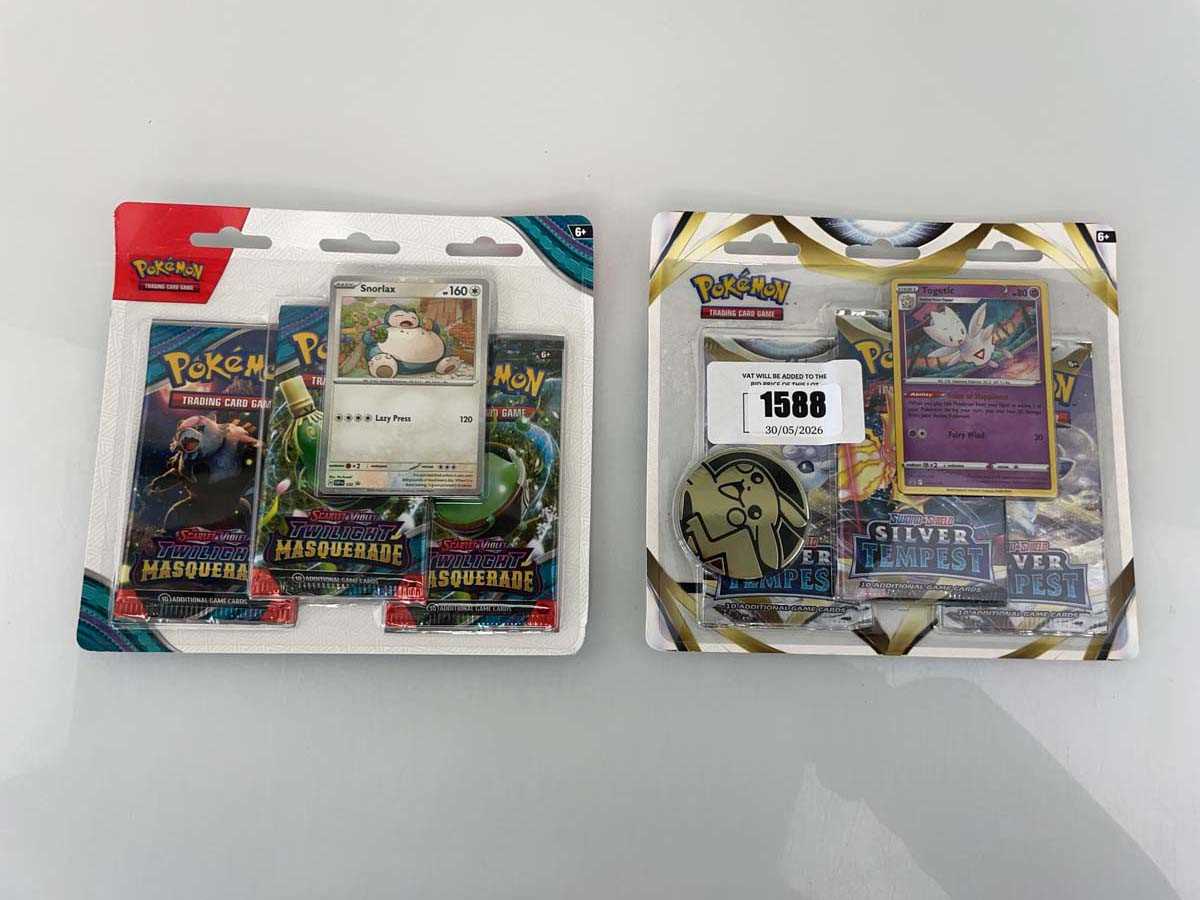 Lot 1588 - (2) Pokémon TCG: Sword & Shield - Silver...