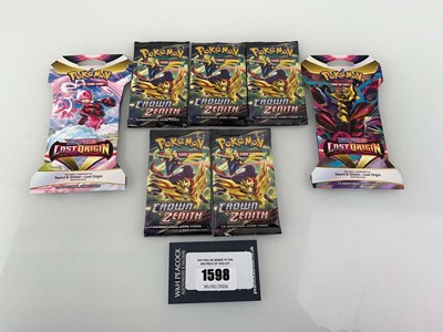 Lot 1598 - Pokémon TCG: Sword & Shield - Crown Zenith (5)...