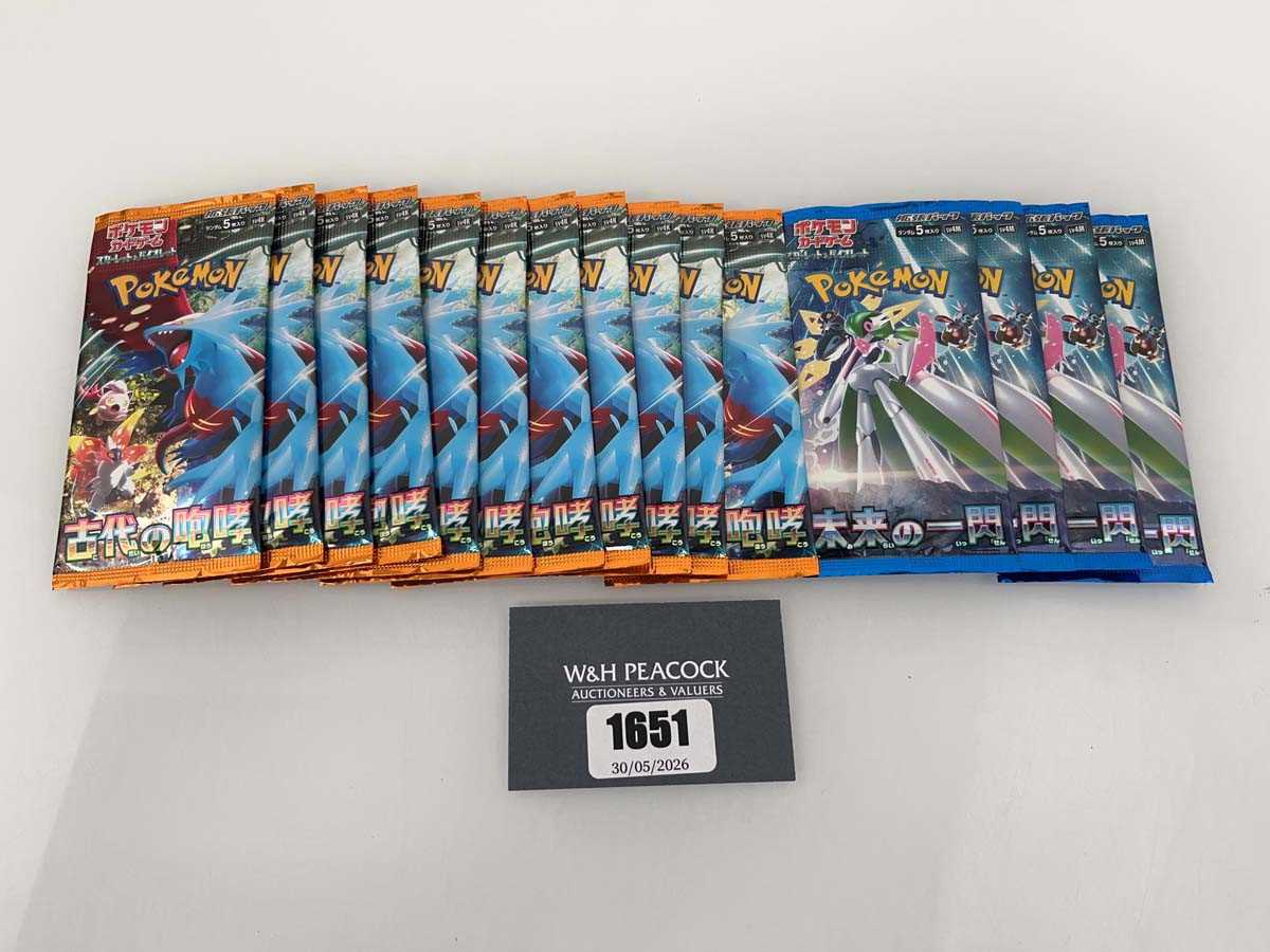 Lot 1651 - Japanese Pokémon TCG Booster Packs from sets...