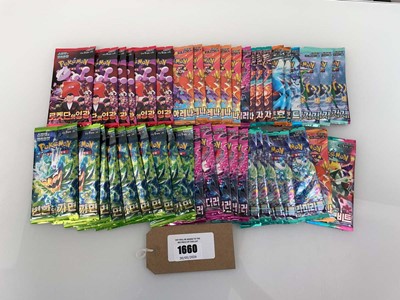 Lot 1660 - Korean Pokémon TCG Scarlet & Violet Era...