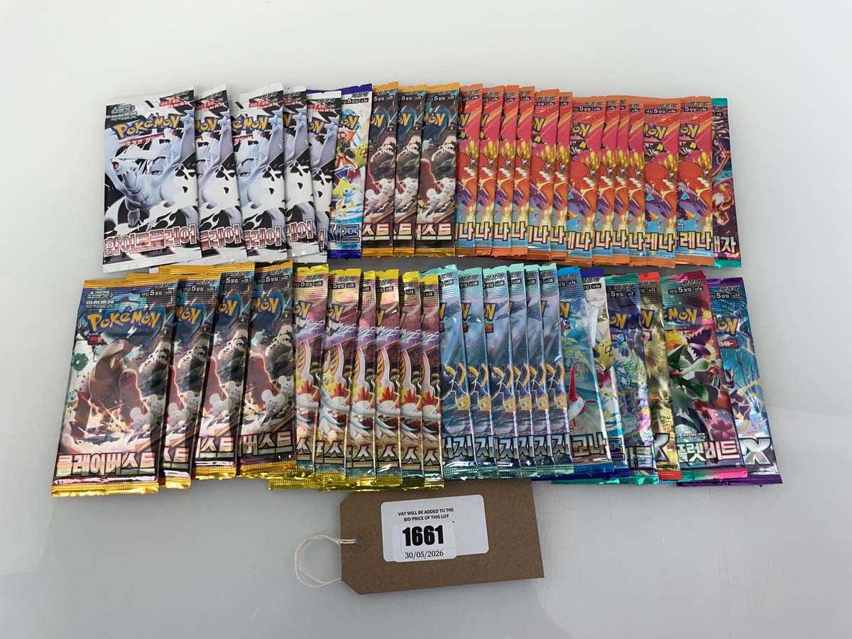 Lot 1661 - Korean Pokémon TCG Scarlet & Violet Era...