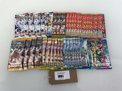 Lot 1661 - Korean Pokémon TCG Scarlet & Violet Era...