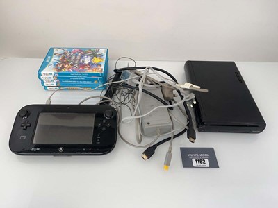 Lot 1162 - Nintendo Wii U with qty of games