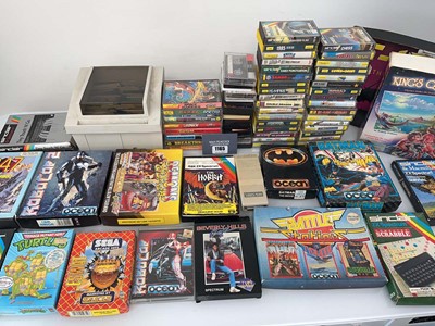 Lot 1165 - Box containing qty of games, floppy disks and...