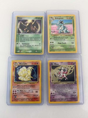 Lot 1272 - 9 Top Loaded Pokémon TCG Vintage Holographic...