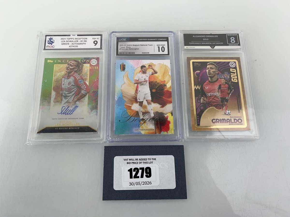 Lot 1279 - (3) 2024 Topps Inception #87 - Lea Schuller...