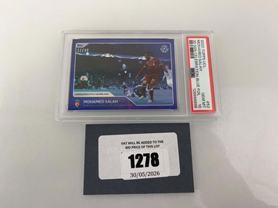 Lot 1278 - 2022 Topps UCL 30 Season Celebration Blue Foil...