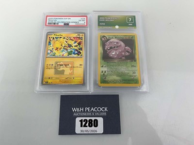 Lot 1280 - (2) 2025 Pokémon SVP Worlds Celebration Winner...