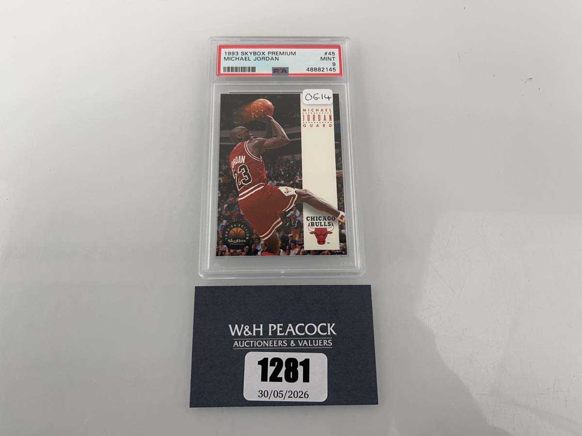 Lot 1281 - 1993 Skybox Premium #45 - Michael Jordan PSA...