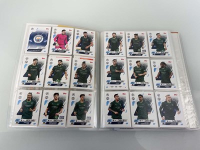 Lot 1447 - Binder containing various 2025/26 Topps Match...