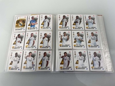 Lot 1447 - Binder containing various 2025/26 Topps Match...