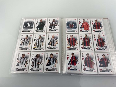 Lot 1447 - Binder containing various 2025/26 Topps Match...