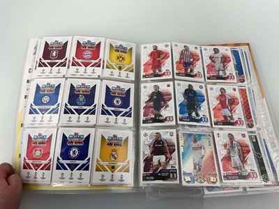 Lot 1448 - Binder containing various Topps Match Attax...