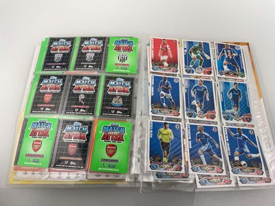 Lot 1448 - Binder containing various Topps Match Attax...