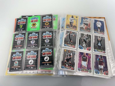 Lot 1448 - Binder containing various Topps Match Attax...