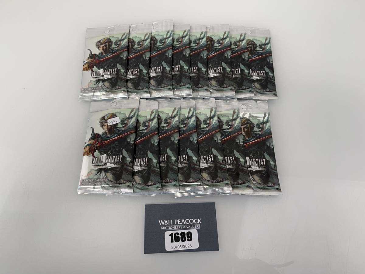 Lot 1689 - German Final Fantasy TCG - Opus VI Booster...