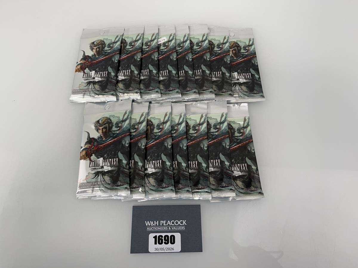 Lot 1690 - German Final Fantasy TCG - Opus VI Booster...